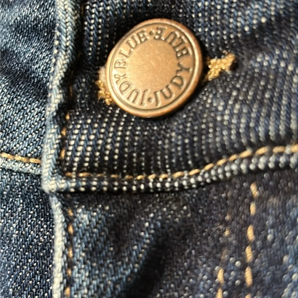 Judy Blue Distressed Blue Jeans Size 13/31 Boyfriend Fit